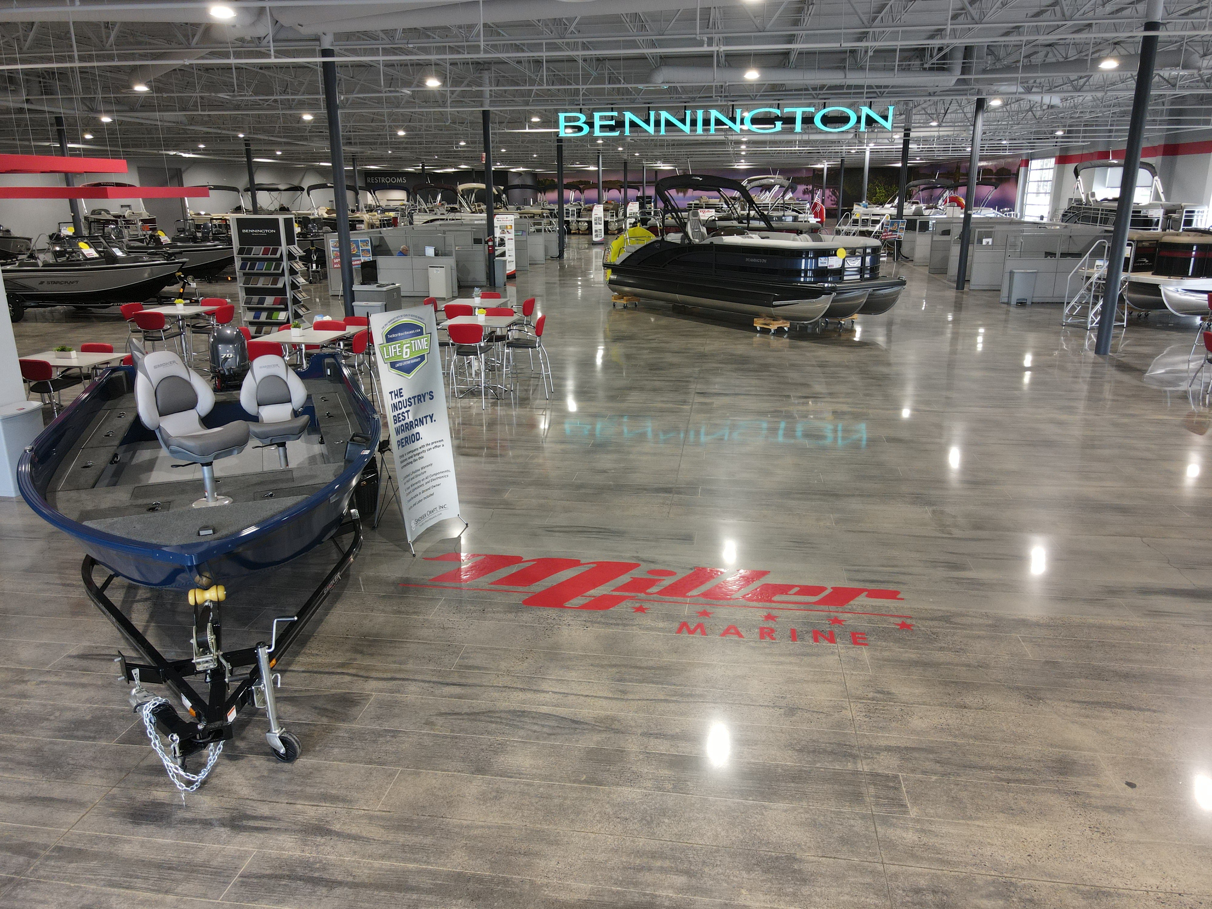 Interior view of Miller Marine in St.Cloud, MN.