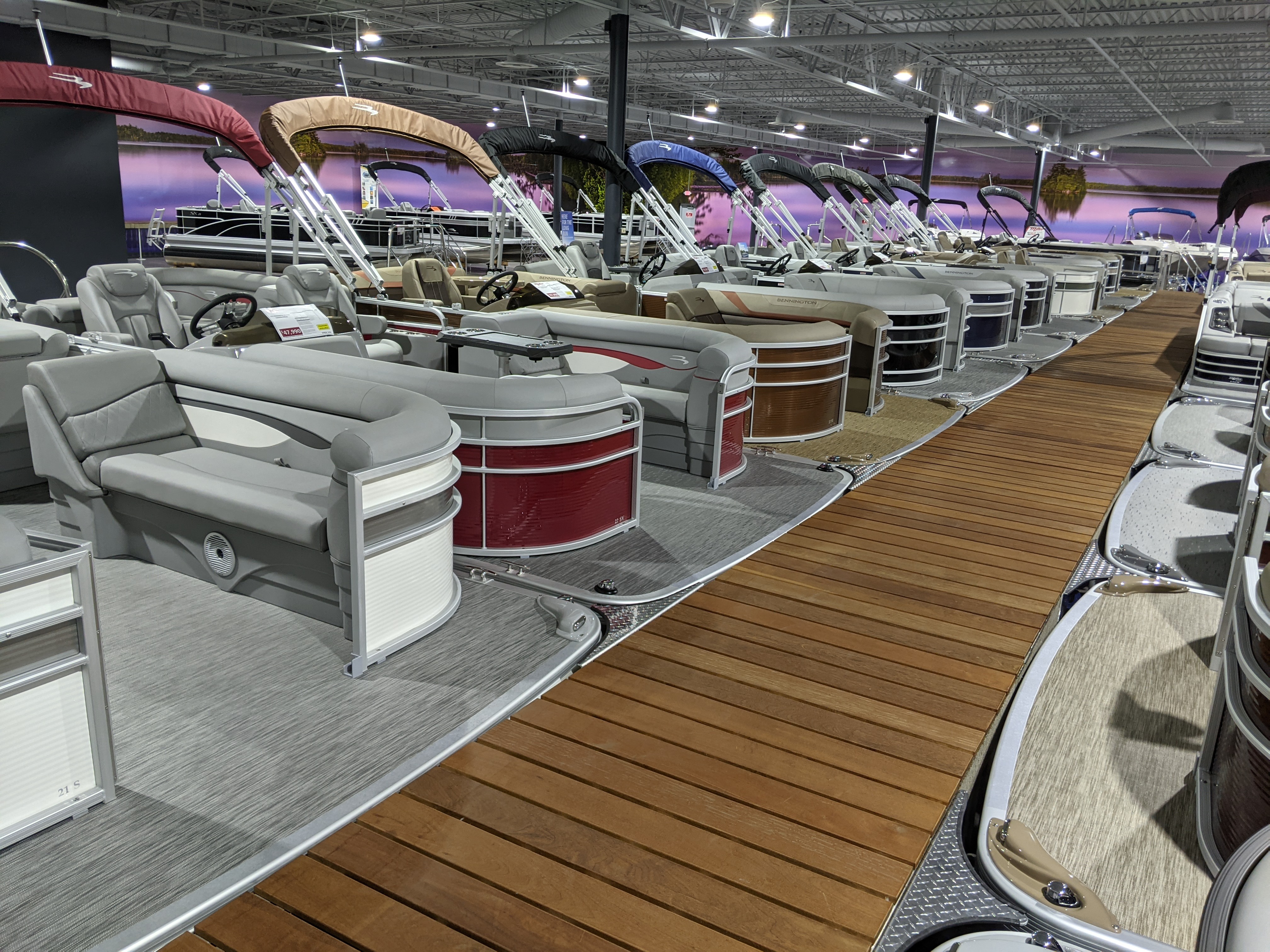 Interior view of Miller Marine in St.Cloud, MN.