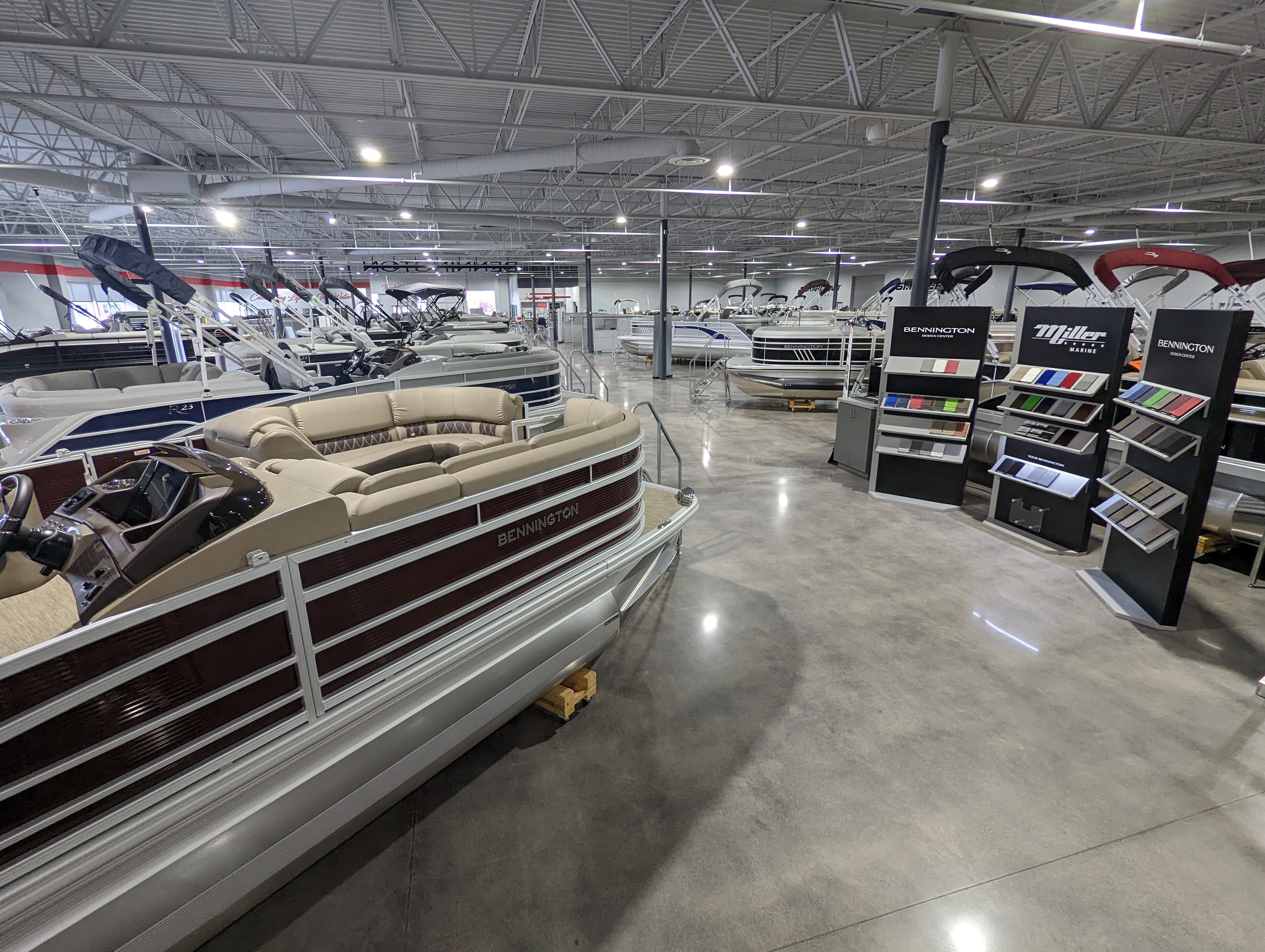 Interior view of Miller Marine in St.Cloud, MN.
